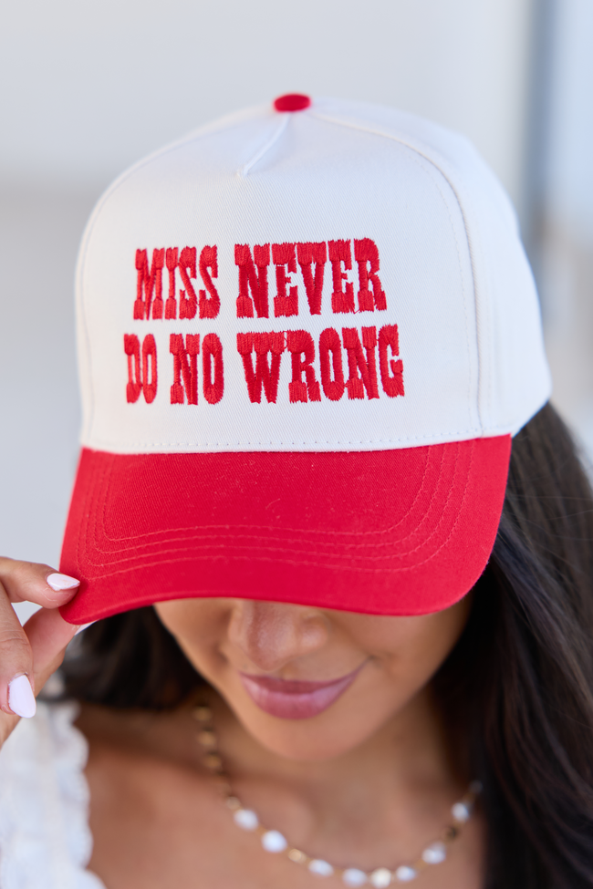 Miss Never Do No Wrong Trucker Hat FINAL SALE