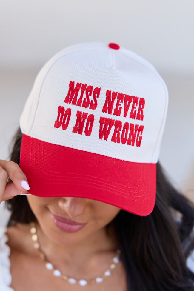 Miss Never Do No Wrong Trucker Hat FINAL SALE