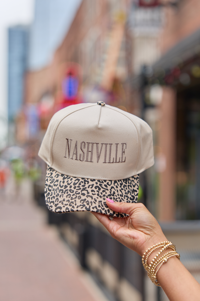 Nashville Leopard Trucker Hat FINAL SALE