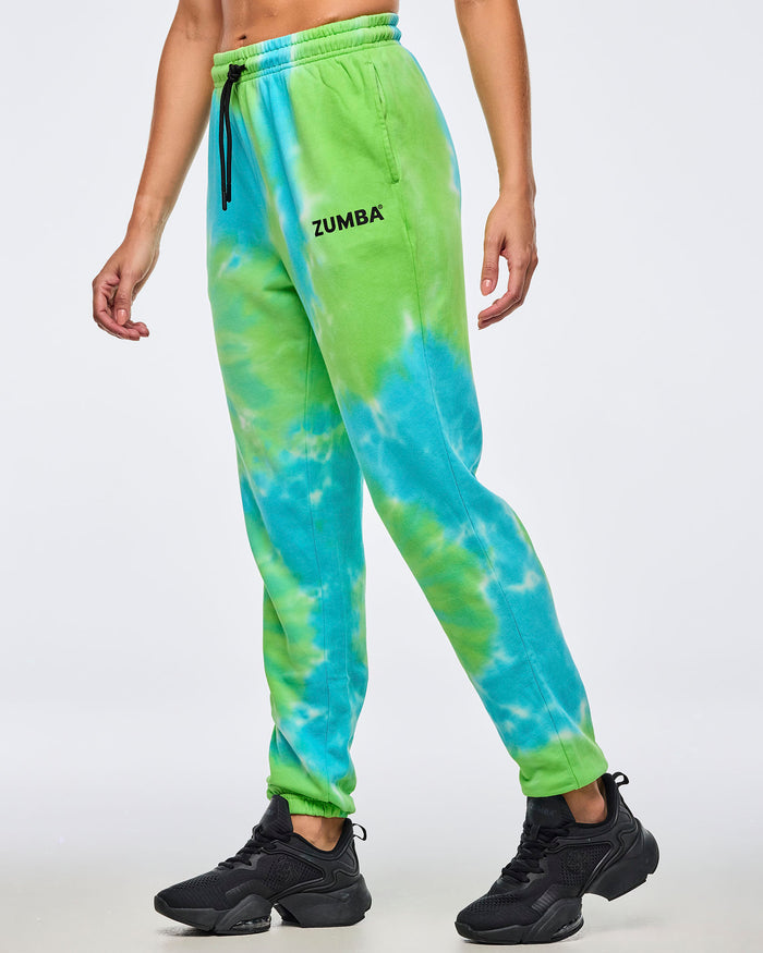 Blue/Green # Neon Baggy Sweatpants