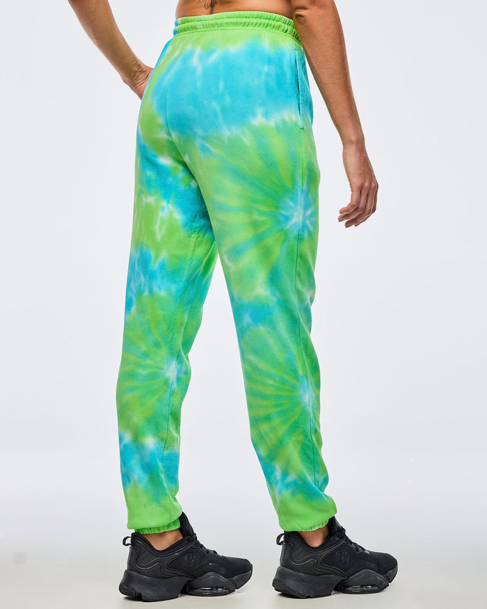 Blue/Green # Neon Baggy Sweatpants