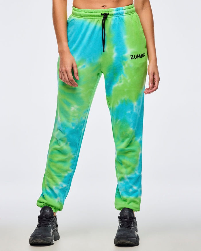 Blue/Green # Neon Baggy Sweatpants