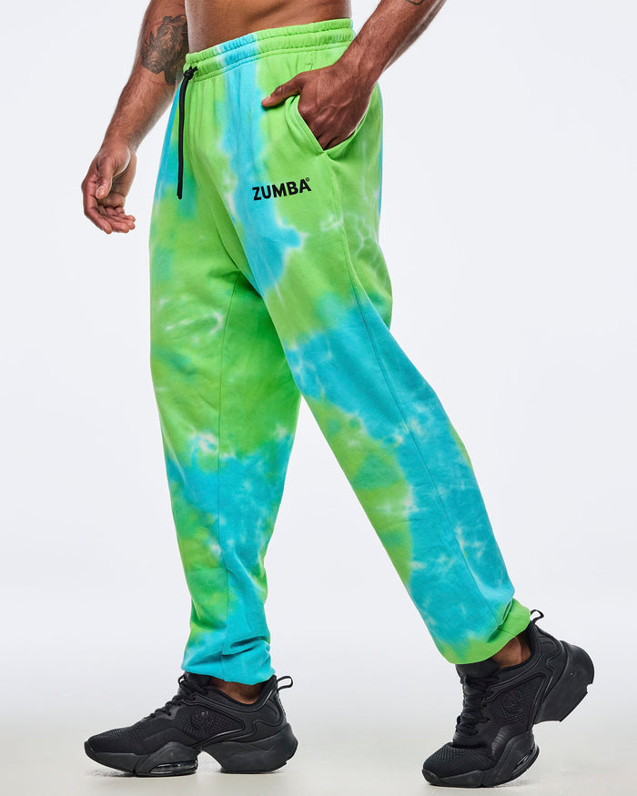 Blue/Green # Neon Baggy Sweatpants