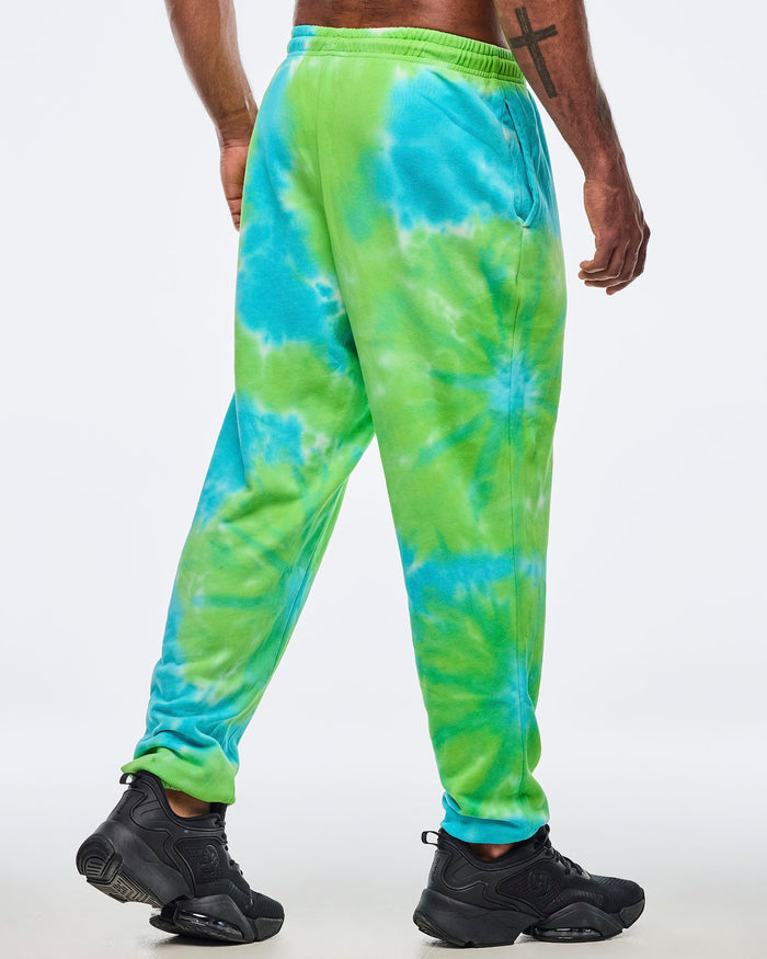 Blue/Green # Neon Baggy Sweatpants