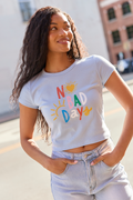No Bad Days Blue Baby Graphic Tee FINAL SALE