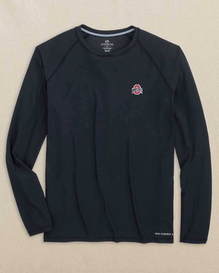Ohio State Buckeyes brrr°®-illiant Performance Long Sleeve T-Shirt C_T-Shirts Southern Tide
