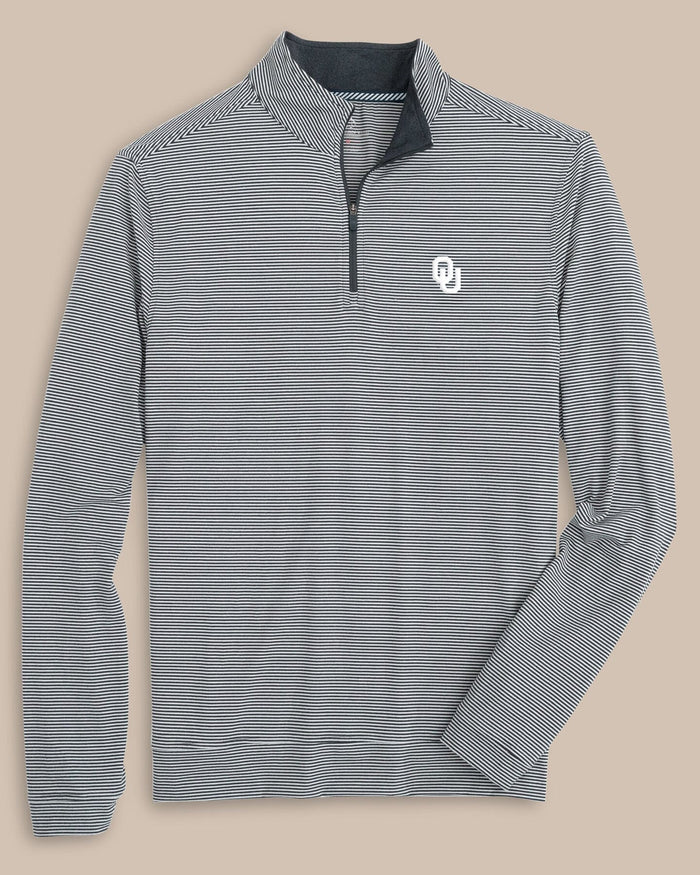 Oklahoma Sooners Cruiser Micro-Stripe Heather Quarter Zip