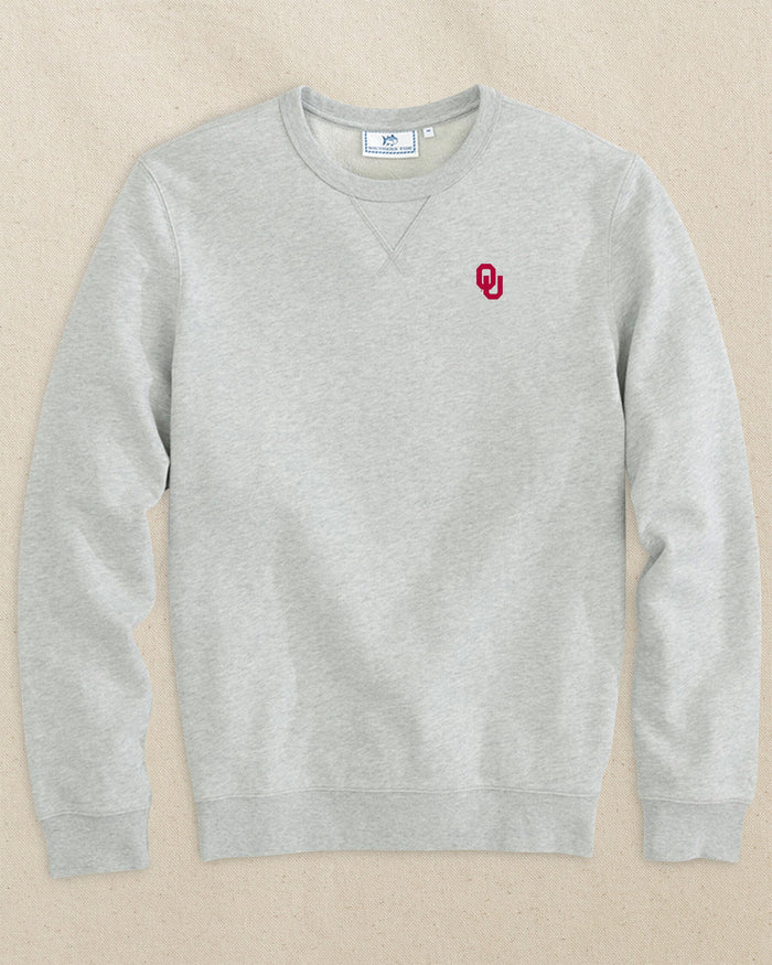 Oklahoma Sooners Upper Deck Pullover Sweatshirt C_Outerwear Southern Tide