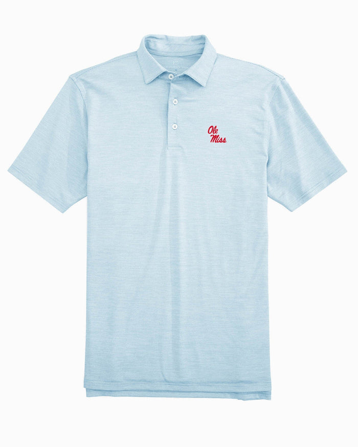 Ole Miss Stacked Driver Spacedye Polo Shirt