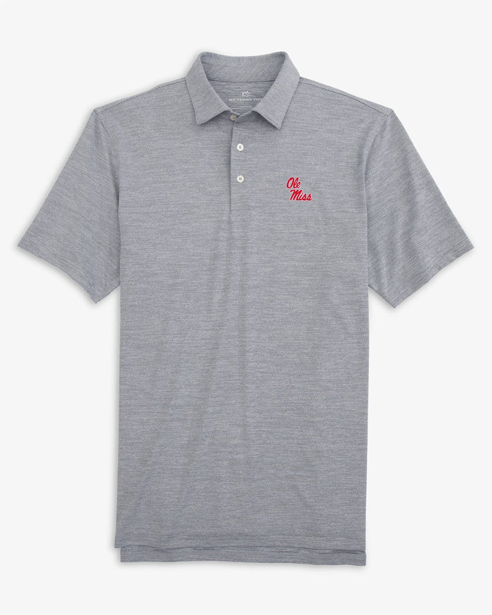 Ole Miss Stacked Driver Spacedye Polo Shirt