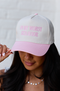 On My Worst Behavior Trucker Hat FINAL SALE