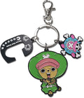One Piece Chopper Three Charm Metal Keychain