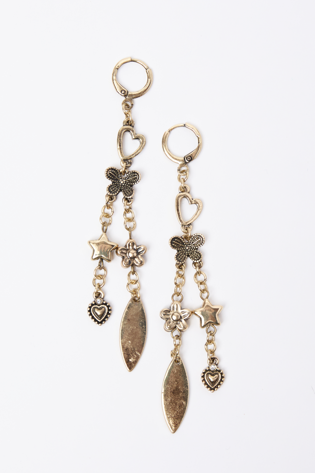 Owen Gold Linear Earrings FINAL SALE