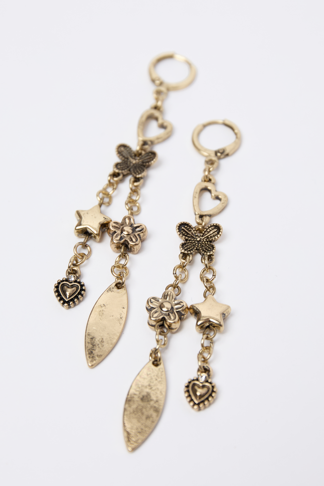 Owen Gold Linear Earrings FINAL SALE