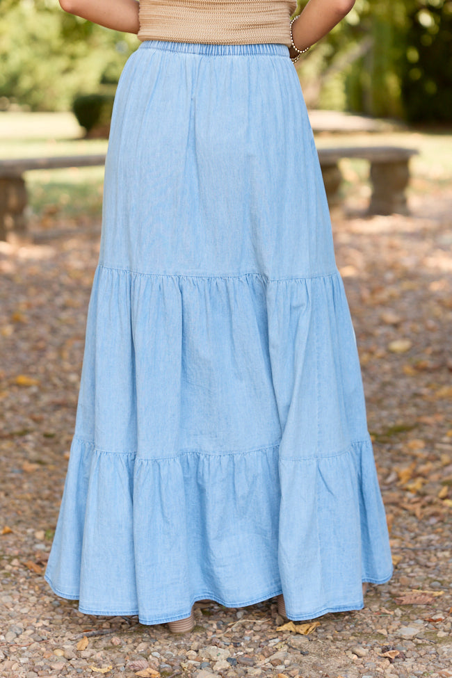 Patricia Chambray Maxi Skirt