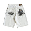 PDS White Denim Shorts