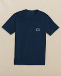 The front view of the Southern Tide Penn State Nittany Lions Embroidered Short Sleeve T-Shirt by Southern Tide - Navy