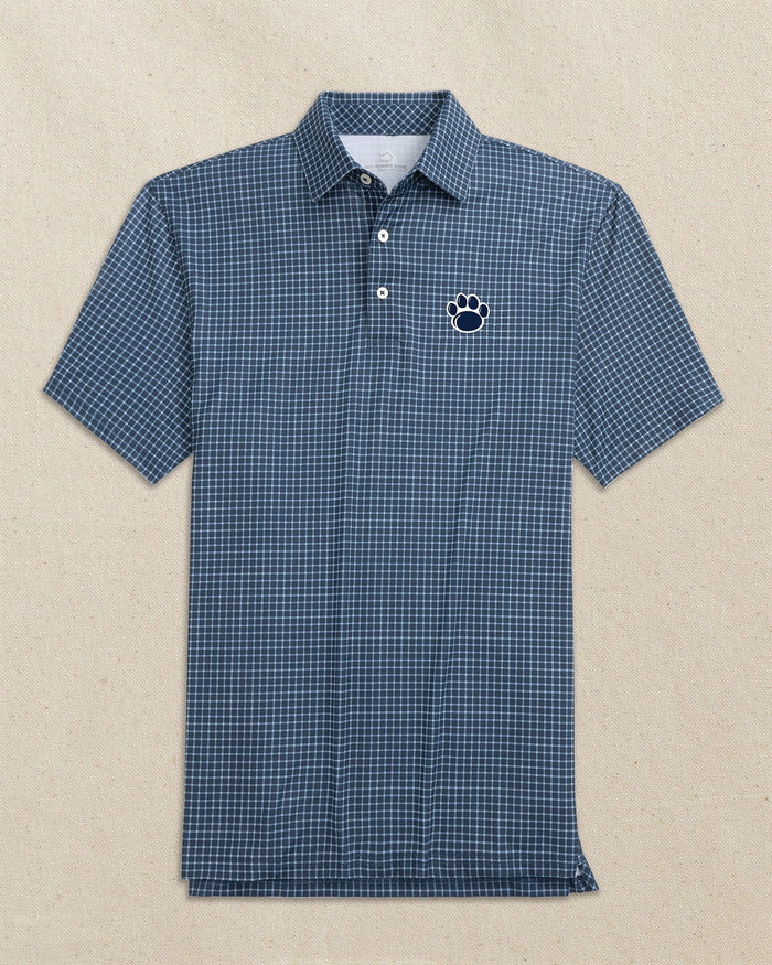 Penn State Nittany Lions Paw Driver Dunes Edge Plaid Polo C_Polo Shirts Southern Tide