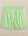 The front view of the Southern Tide Pineapple Parade Boxer by Southern Tide - Green Ash