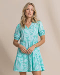 The front view of the Southern Tide Piper Printed Dress by Southern Tide - Florida Keys
