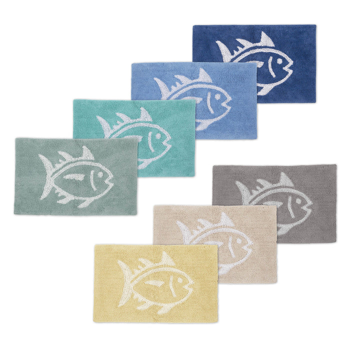 Reversible Skipjack Bath Rug - 20"W x 32"L