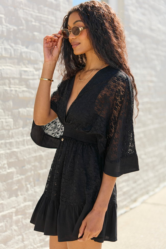 Riverly Black Lace Dress FINAL SALE