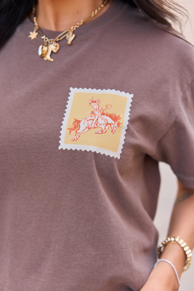Rodeo Sweetheart Brown Comfort Colors Graphic Tee