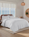 The side view of the Southern Tide Saltwater Comforter Set by Southern Tide - Grey