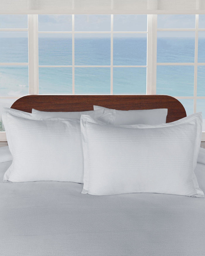 The detail view of the Southern Tide Saltwater Comforter Set by Southern Tide - Grey
