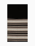 Scaldacollo unisex pile nero righe multicolor - Gallo 1927 - Official Online Shop