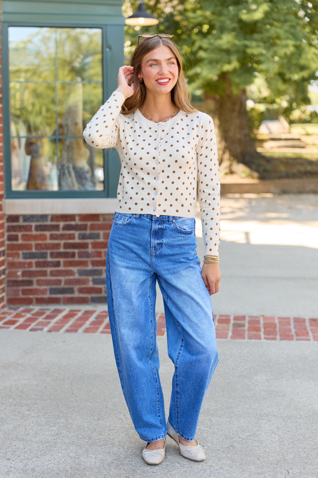 Second Nature Medium Wash Barrel Jeans