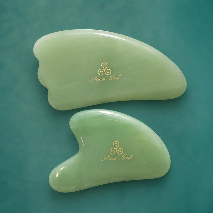 Set Gua Sha Facial  — Contorno Y Drenaje Del Rostro