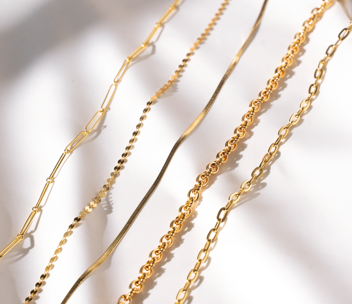 Shirin Gold Paperclip Chain Necklace