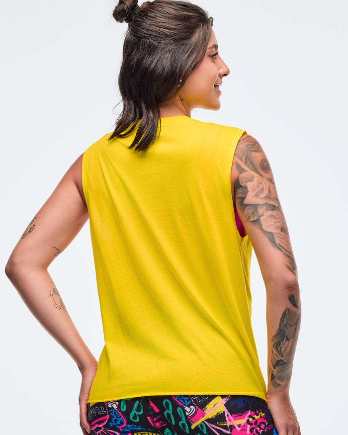 Sunrays # Sizzlin' Crew Neck Muscle Tank