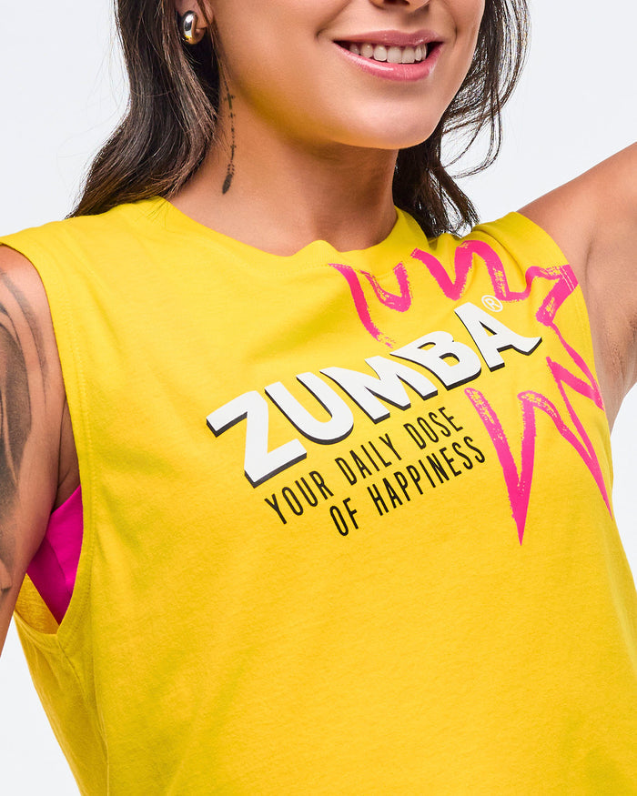 Sunrays # Sizzlin' Crew Neck Muscle Tank
