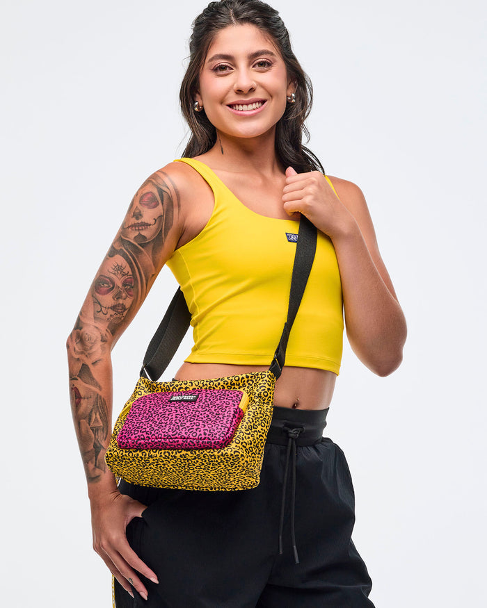 Yellow/Pink # Sizzlin' Crossbody Bag