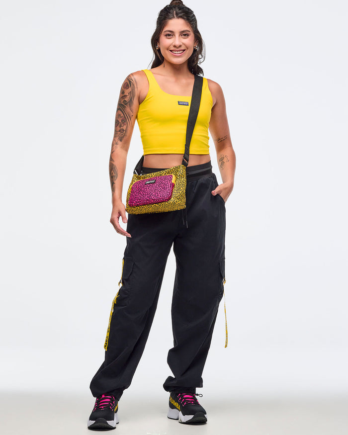 Yellow/Pink # Sizzlin' Crossbody Bag
