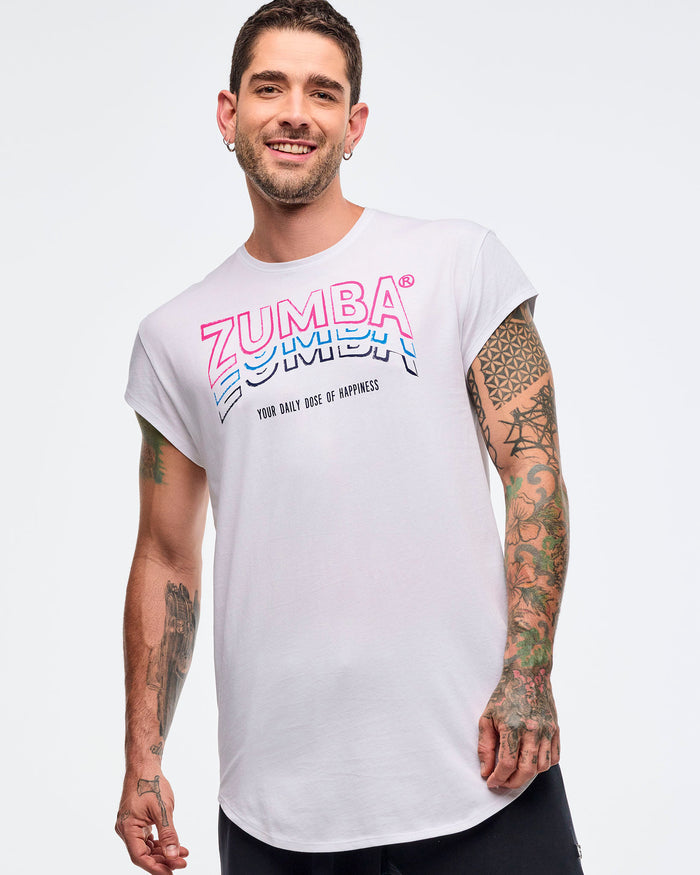Wear It Out White # Sizzlin' Men's Crew Neck Tee