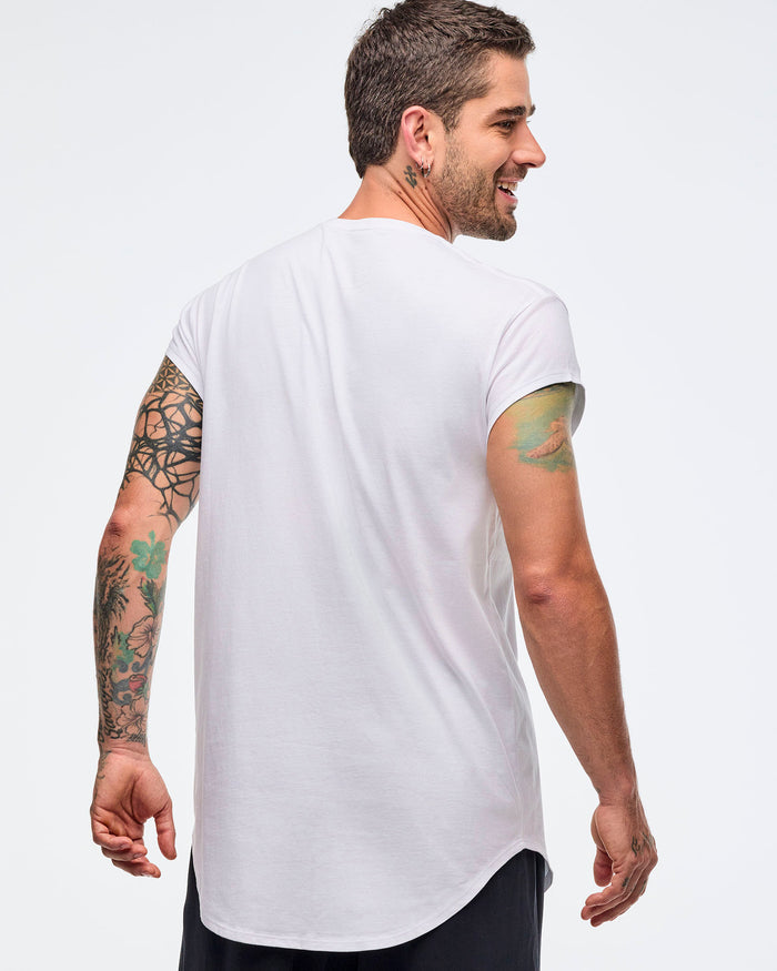 Wear It Out White # Sizzlin' Men's Crew Neck Tee