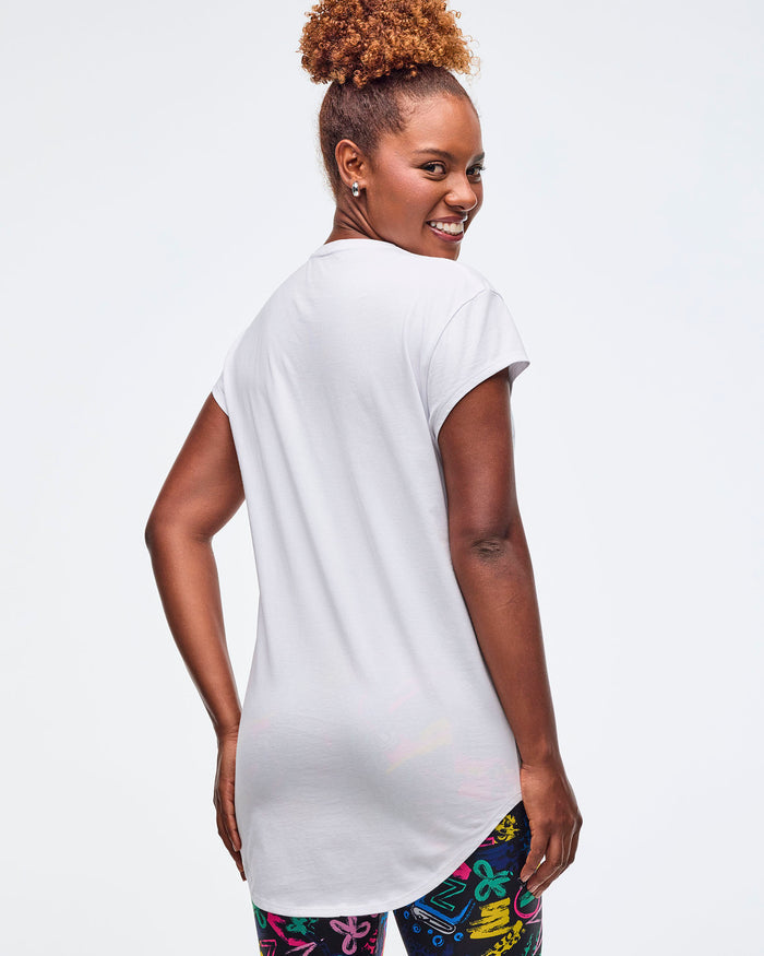 Wear It Out White # Sizzlin' Men's Crew Neck Tee