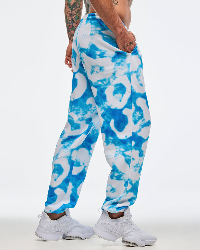 Blue/White # Sizzlin' Slouch Sweatpants