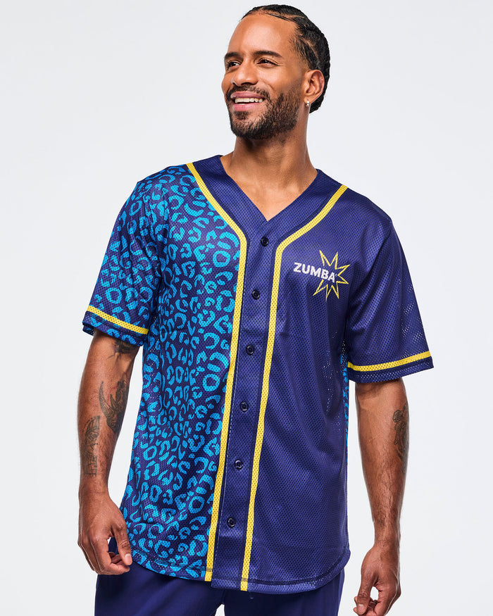 Navy/Blue # Sizzlin' Unisex Baseball Jersey