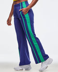 Soft Navy # Sizzlin' Wide Leg Sweatpants