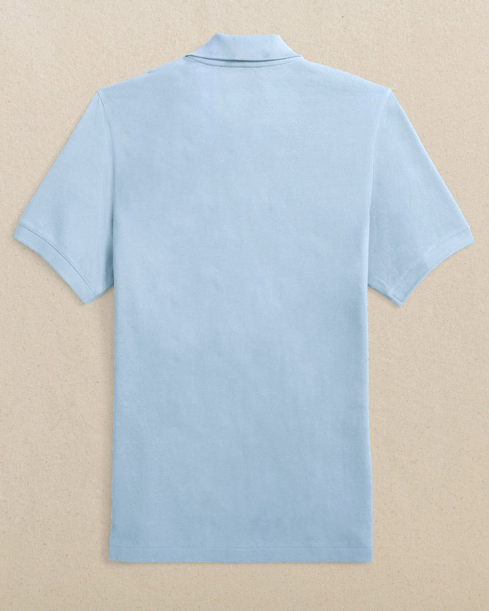The back view of the Southern Tide Skipjack Polo Shirt by Southern Tide - Tide Blue