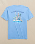 The back view of the Southern Tide Skipjack Shrimp Boat Short Sleeve T-Shirt by Southern Tide - Ocean Channel