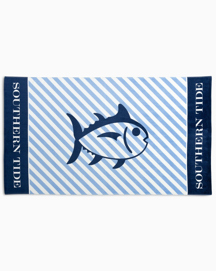 Skipjack Striped French Terry Beach Towel M_Non-Apparel Southern Tide