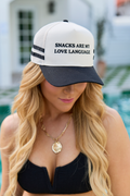 Snacks Are My Love Language Trucker Hat FINAL SALE