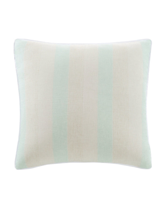 Southern Tide Batten Square Seafoam Decorative Pillow H_Bedding WPH