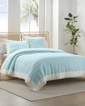 The front view of the Southern Tide Southern Tide Bellweather Quilt by Southern Tide - Multi