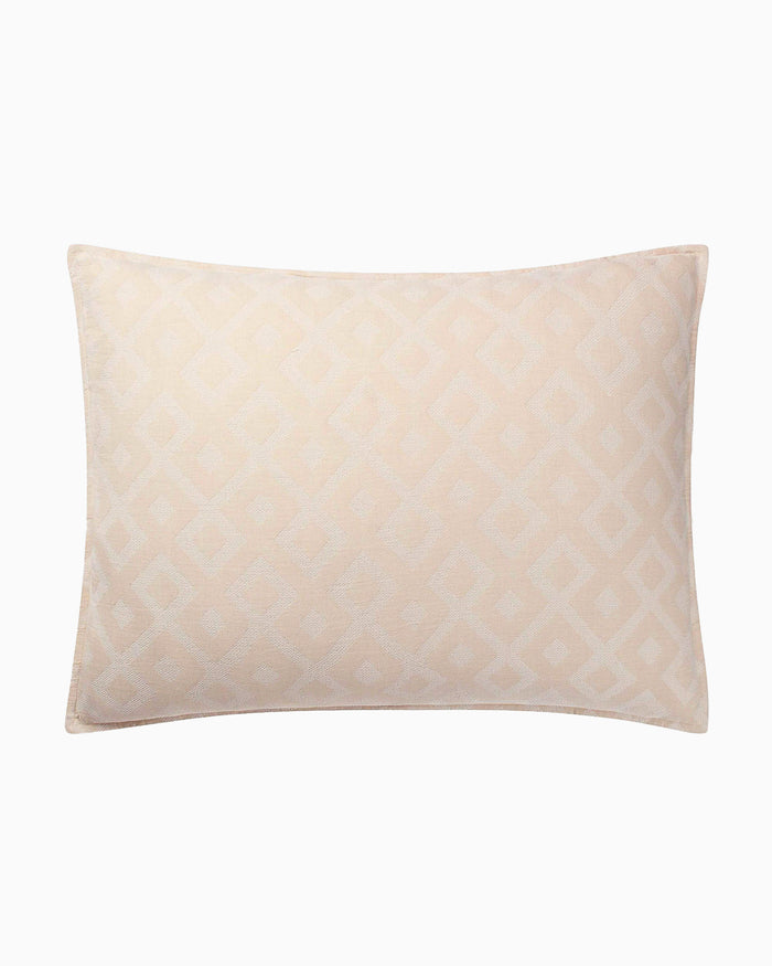 The pillow view of the Southern Tide Pawley's Island Tan Comforter Set by Southern Tide - Tan